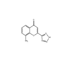 8-amino-4-oxo-2- (tétrazol-5-yl) -4H-1-benzopyran 