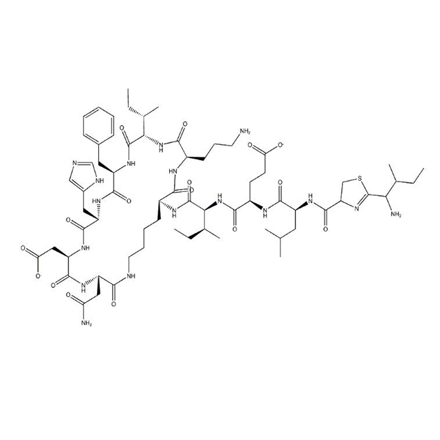 Bacitracine de zinc (1405-89-6) C66H101N17O16SZN